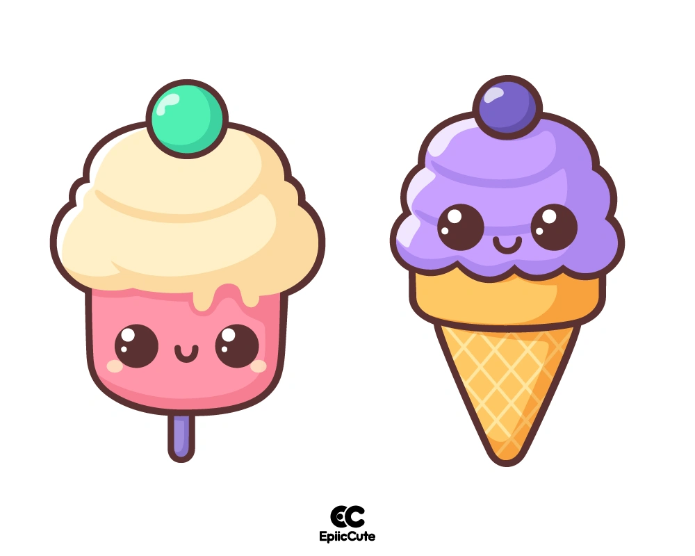 ไอศกรีมหวานเย็นแสนอร่อย สีสดใสน่ารับประทาน - view 1